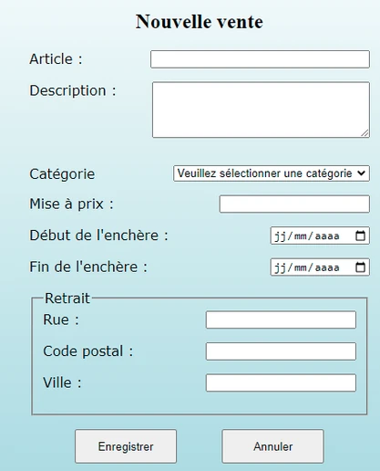 Lien vers le dépôt Gitlab du projet 'Enchères ENI'